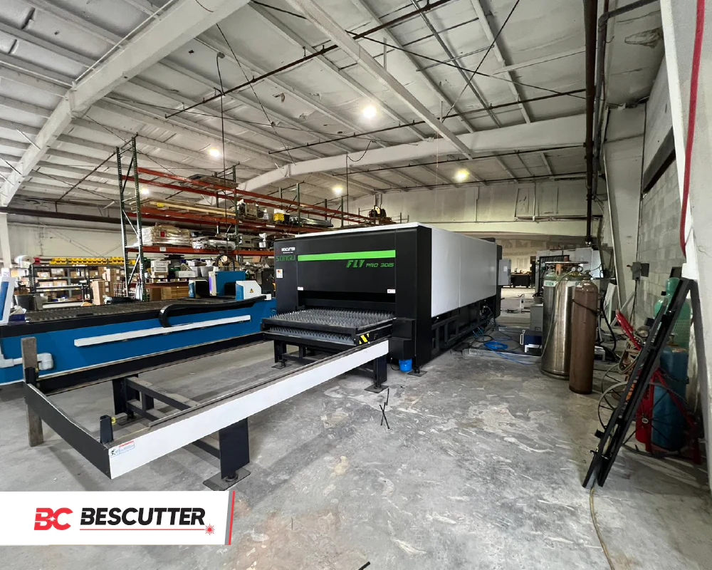 FLY PRO 5'X10' | 1500W - 6000W IPG | Fiber Laser Metal Sheet and Pipe Cutter Full Enclosure with Parallel Shuttle Table - Image 6