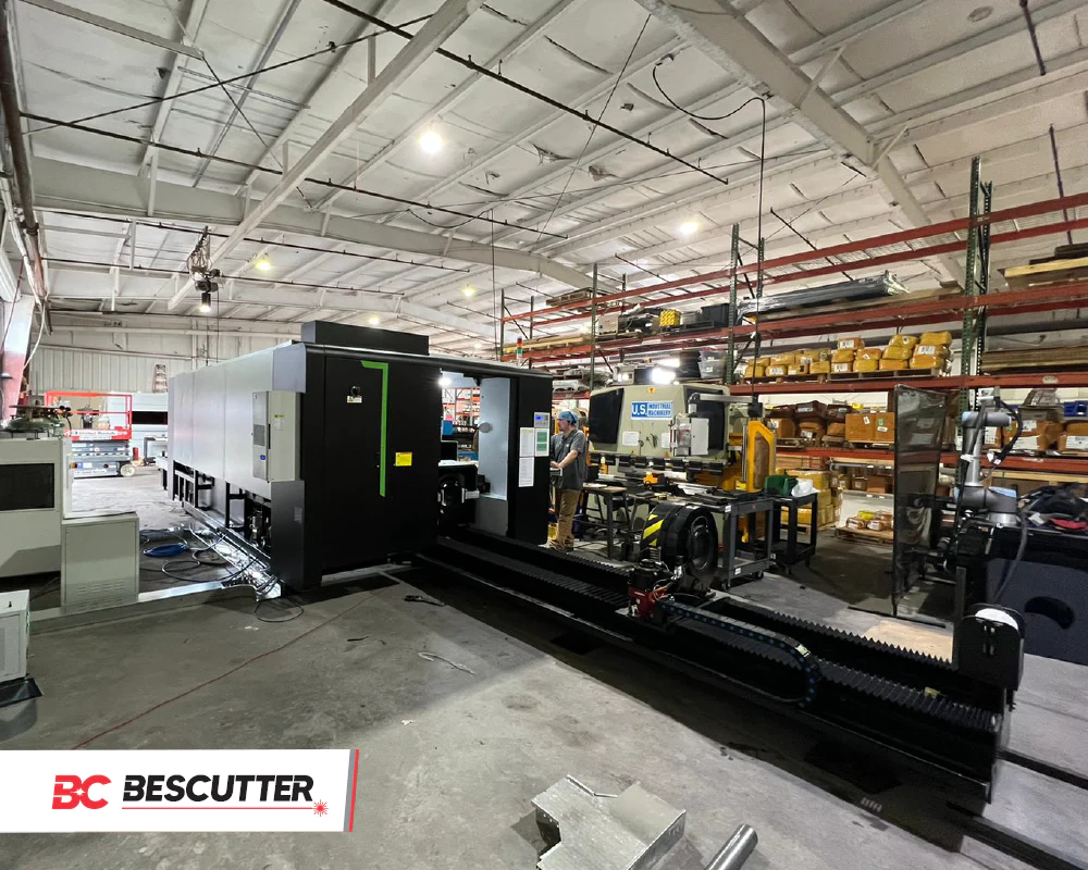 FLY PRO 5'X10' | 1500W - 6000W IPG | Fiber Laser Metal Sheet and Pipe Cutter Full Enclosure with Parallel Shuttle Table - Image 5