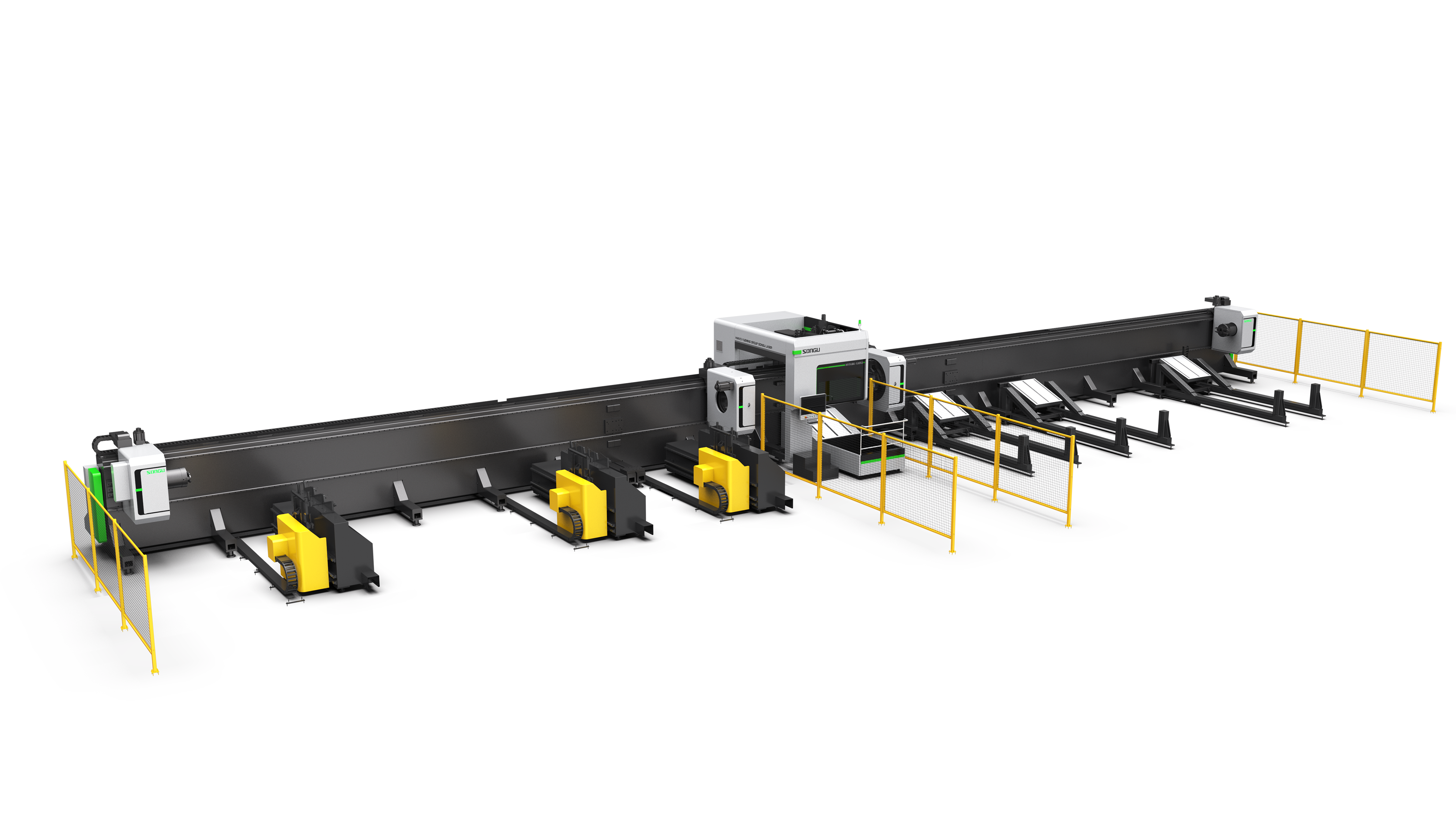 Hytube Titan TUBE CUTTER 6000W 20" Dia 4 Chuck Fiber Laser Pipe Cutting Machine - Image 5