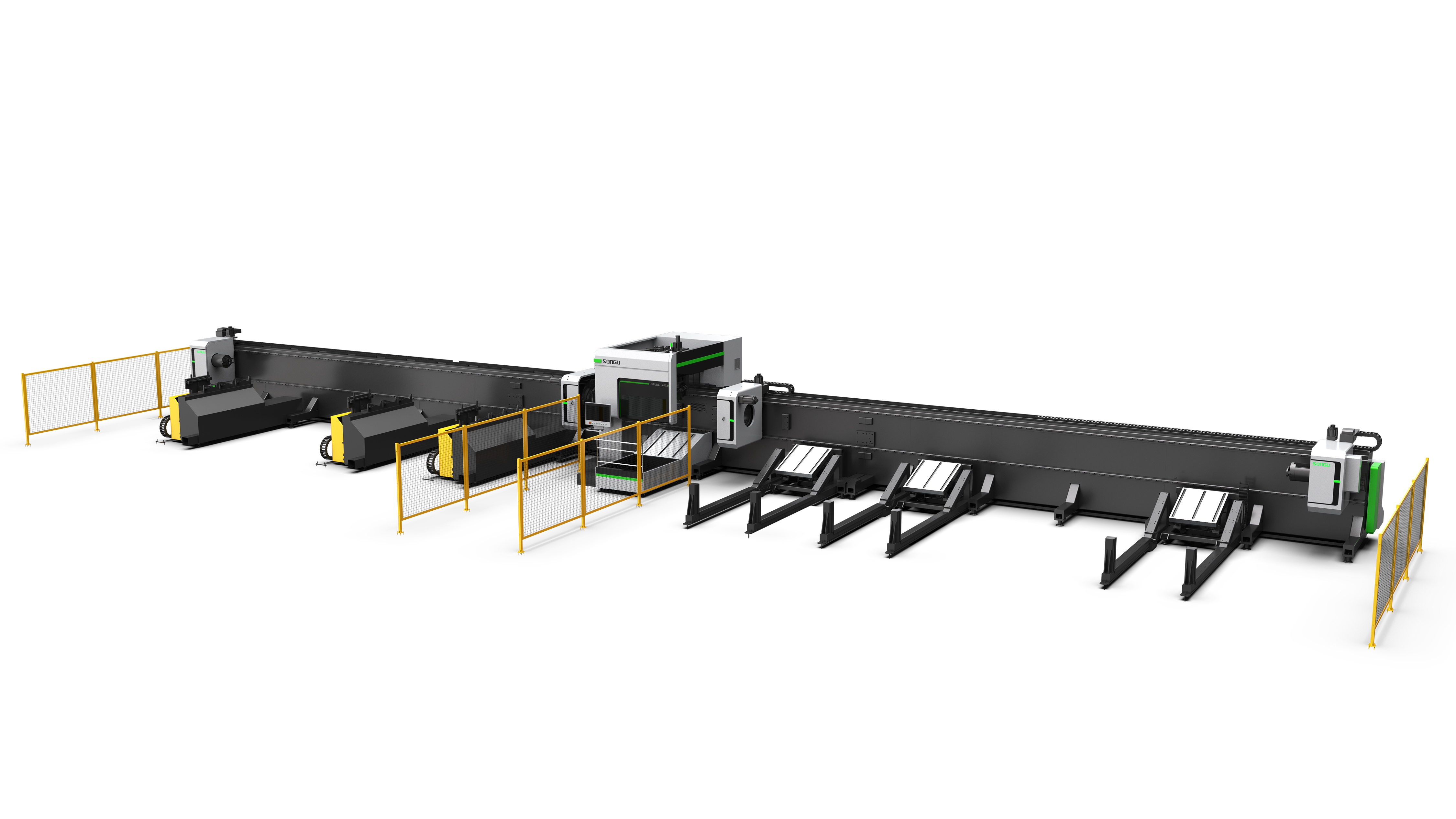 Hytube Titan TUBE CUTTER 6000W 20" Dia 4 Chuck Fiber Laser Pipe Cutting Machine - Image 4