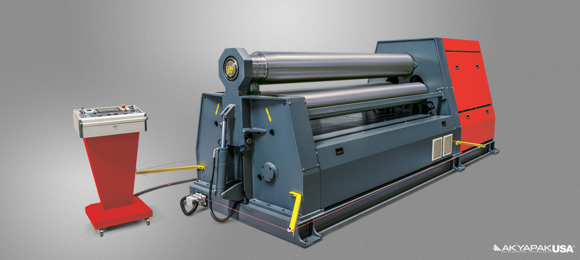 AHK 3 Roll Hydraulic Plate Rolling Machine - Image 2