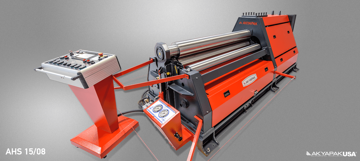 AHS 4 Roll Hydraulic Plate Rolling Machine - Image 6