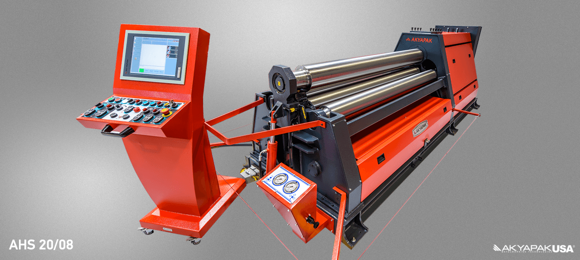 AHS 4 Roll Hydraulic Plate Rolling Machine - Image 5