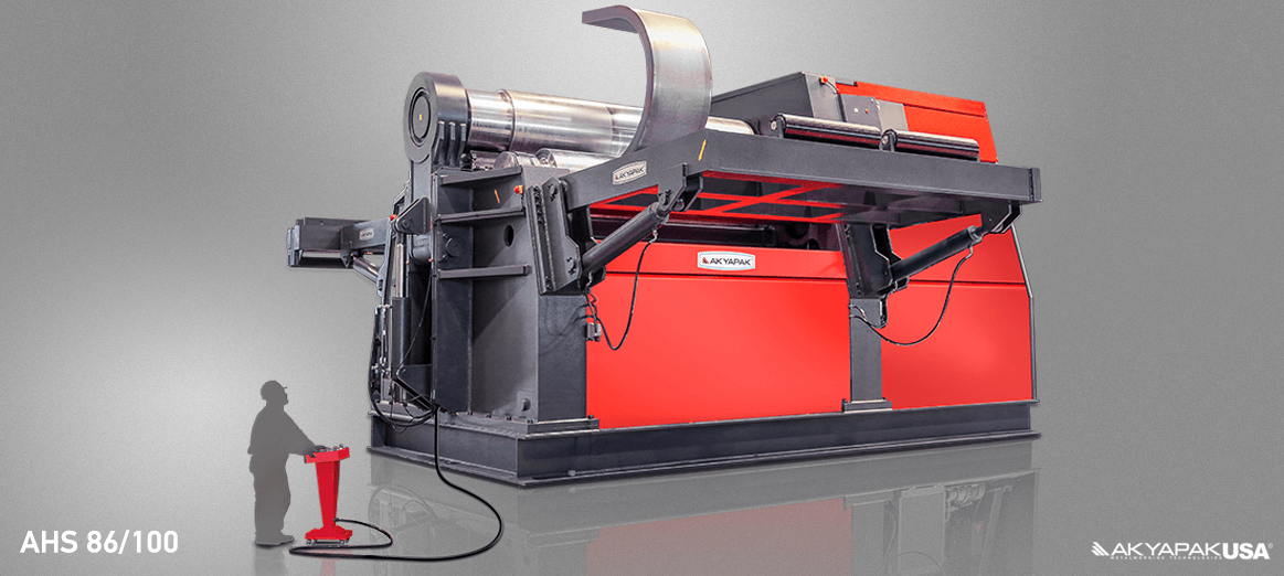 AHS 4 Roll Hydraulic Plate Rolling Machine - Image 11