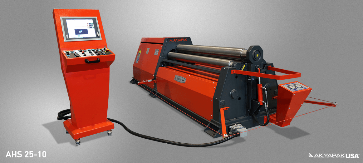 AHS 4 Roll Hydraulic Plate Rolling Machine - Image 3